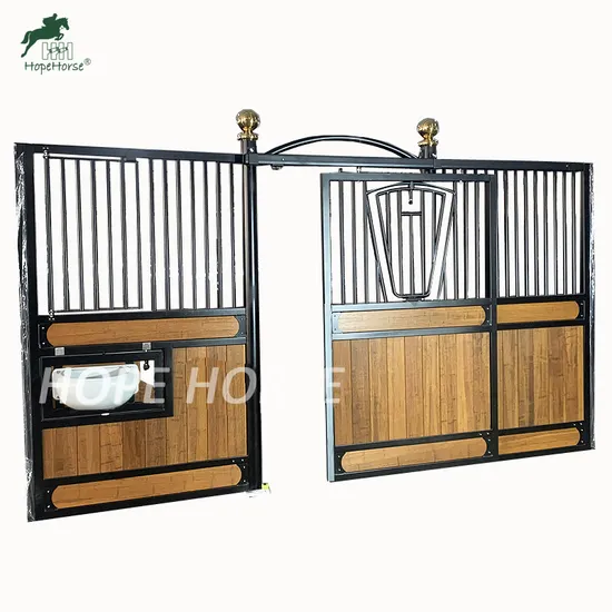 Customized Design Horse Stable Steel Building Prefab Horse Shelter Outdoor Horse Barn Equipment
