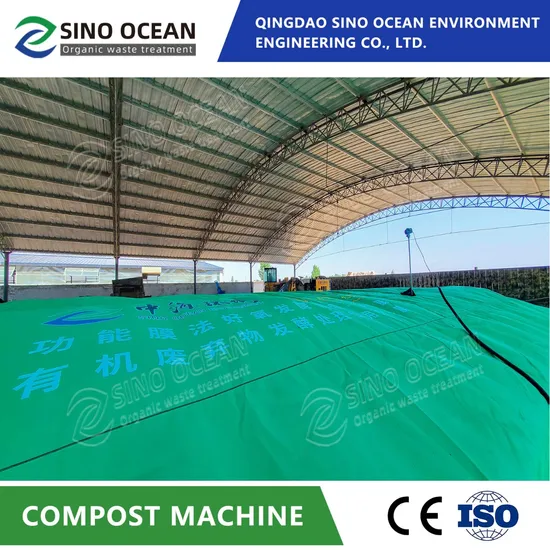 High Temperature Aerobic Garden Waste Compost Turner Machine for Mushroom