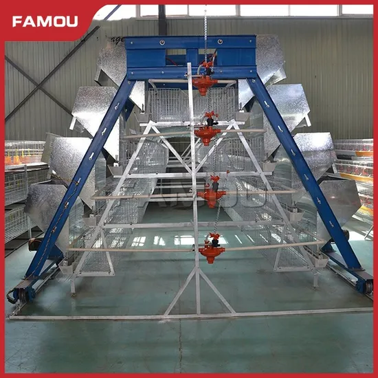 Famou Poultry Equipment Moisture-Proof Ladder Type Poultry Silo Feeding System