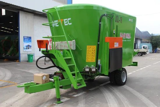 22m3 Tmr Feed Mixer Tractor-Towed Vertical Feed Mixer for Cattle and Sheep Farms