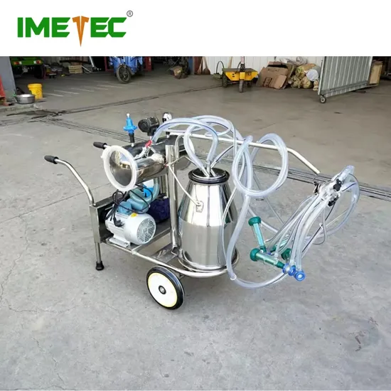 25L 50L Food Grade Stainless Steel Milking Machine for Sale with Single or Double Bucket