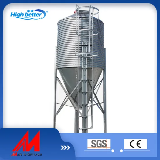 Hot-DIP Galvanized Steel Silo for Chicken Grain Silo