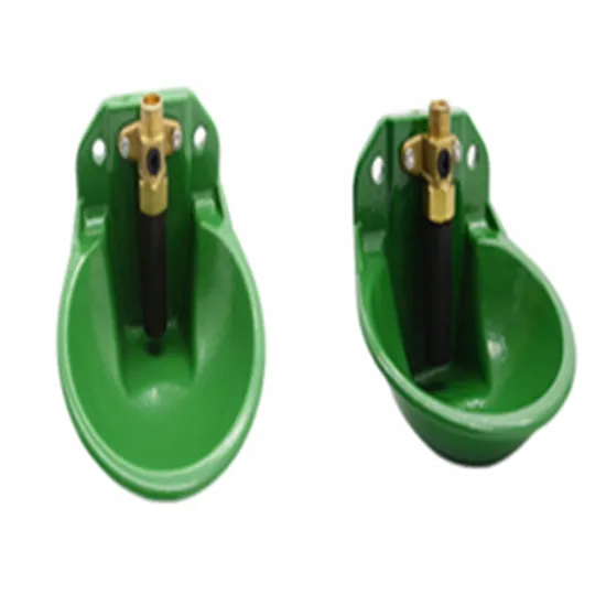 Powder Coated Livestock Cast Iron 0.5L Sheep Water Bowls