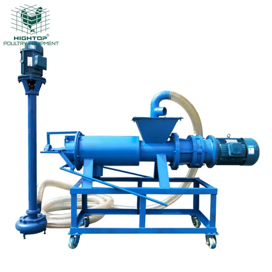 China Manufacture Chicken Farm Durable Chicken Manure Dewatering Machine