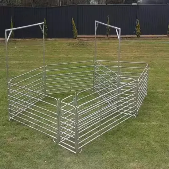 Galvanzied Steel 9 Rail Sheep Hurdle
