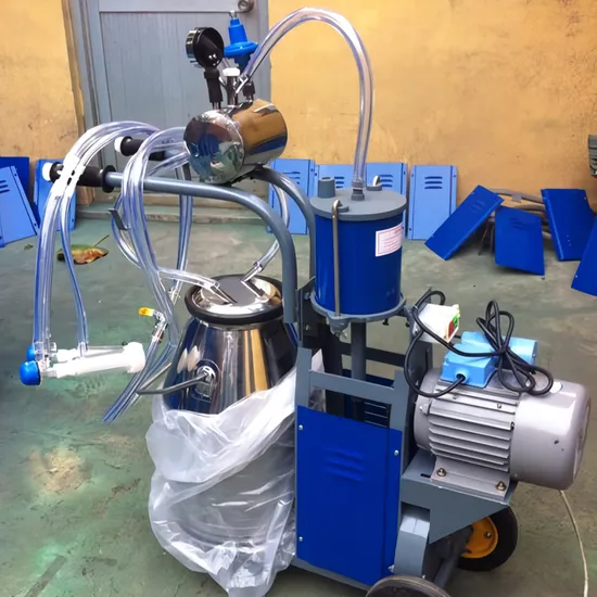 Advanced Stainless Steel Bucket Portable Piston Cow Milking Machine Poultry Farm Equipment Agricultural Machinery