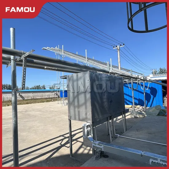 Famou Farm Equipment Pig Nursery Pen 102mm Single Multi Lane Disk Feeders for Supplemental Feeding System
