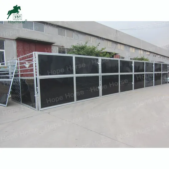 Portable HDPE Horse Stable Horse Stall with Roofing 3X2.2m