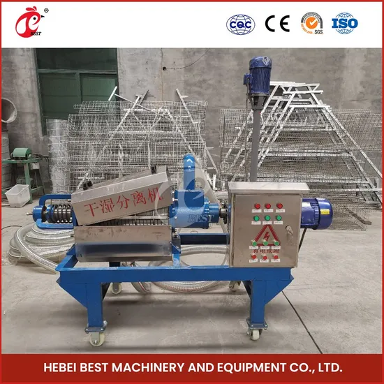 Bestchickencage Manure Drying Machine China Small Chicken Manure Drying System Factory OEM Custom Low Speed Agricultural Manure Drying Machine