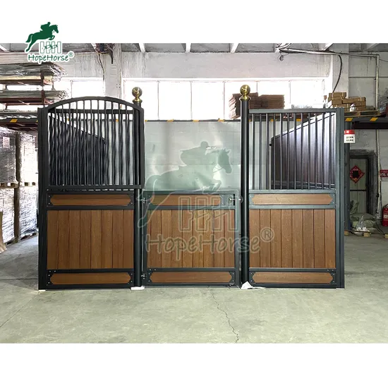 Galvanized Steel Open and Close The Door Independently Horse Stalls Fronts