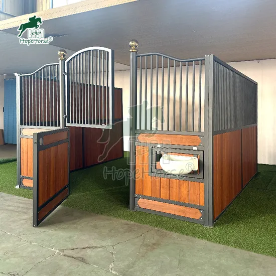 European New Design Style Horse Barn Horse Stable High Resistance Environmentally Horse Stall Fronts