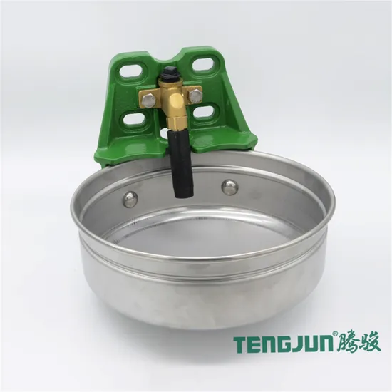 Upgraded Stainless Steel Automatic Livestock Waterer Bowl with Float Valve, Farm Grade Stock Water Trough for Horse, Goat