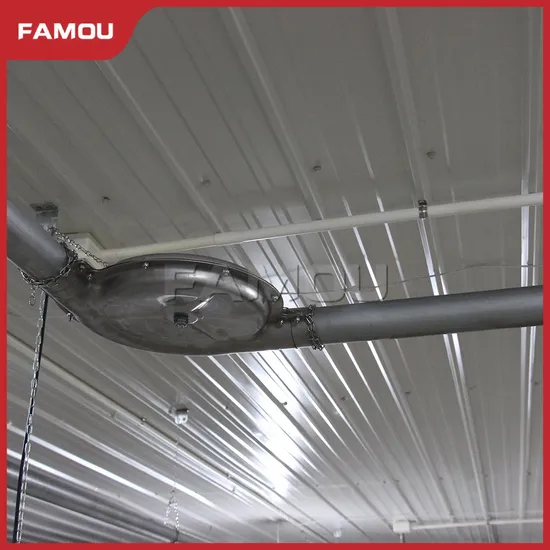 Famou Poultry Breeding Equipment 60mm Automatic Feeder Chain Disk Flex Auger Feeding System for Pig Farm