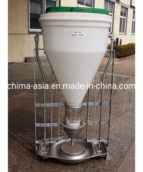 Stainless Steel/Plastic/Galvanized Sheet/Nodular Cast Iron/ Pig Feeder Trough Livestock Pig Farm Equipment