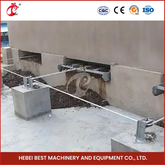 Bestchickencage Manure Removal System China Manure Cleaning Scrapper Machine Supplier Custom CE Certification Poultry Chicken Manure Removal System for Sale