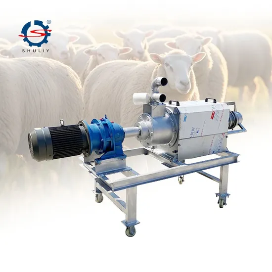 Animal Waste Pig Manure and Cow Dung Dewatering Machine
