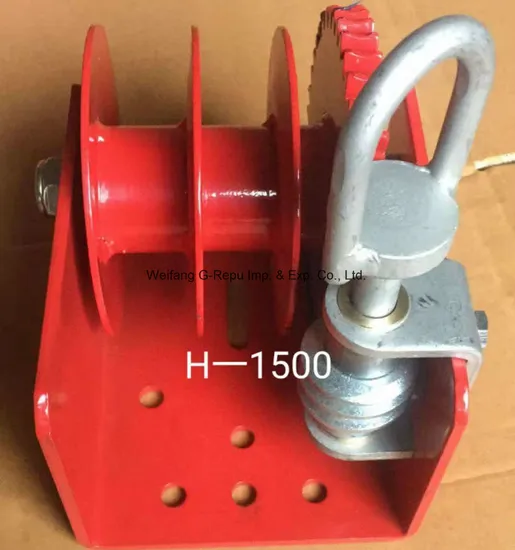 1500lbs Cable/Strap Optional, Single or Split, Worm-Gear Winch in Poultry Farm