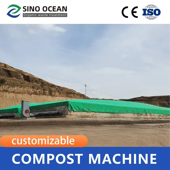 Farm Fermentation Machine Chicken Manure Windrow Compost Turner Machine