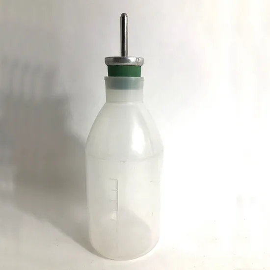 Lab Plastic Water Bottle Laboratory Rat Water Bottle for Rodent Breeding Cage