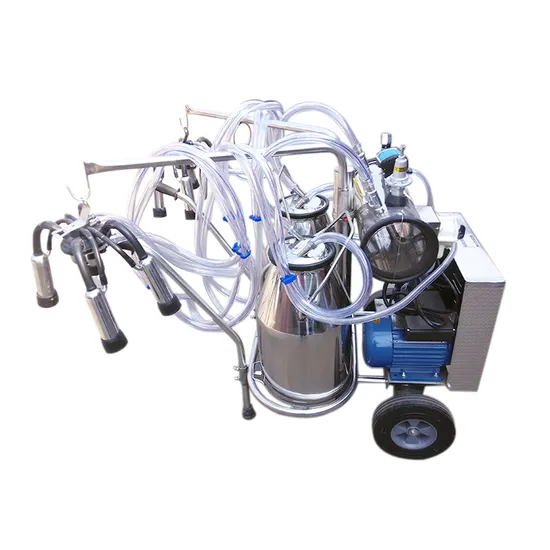 High Quality Yz-II Shape Vacuum Pump Double Buckets Milking Machine