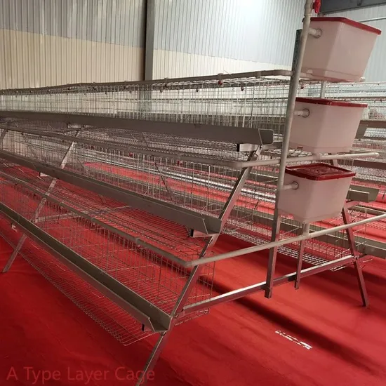High Efficiency Egg Laying Poultry Layer Cage with Feeding Drinking System