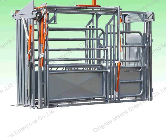 Powder Coated or HDG Cattle Squeeze Crate