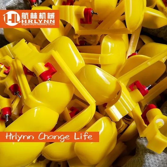 Steel Material Broiler Layer Poultry Nipple Cup Drinker
