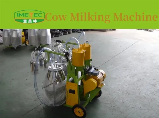 Automatic Pump Engine Milking Machine Portable Double 25L Bucket/Tank