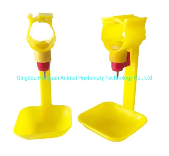 Automatic Adjustable Chicken Bird Nipple Drinker with Drip Cup for Sale