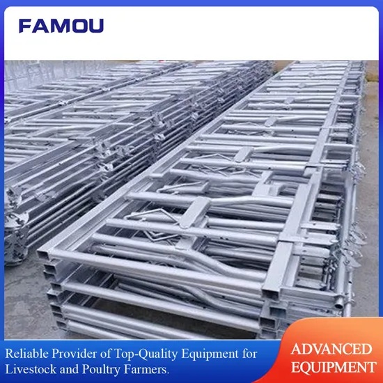 Steel Cow Headlock for Efficient Cattle Yard and Diary Farm Equipment