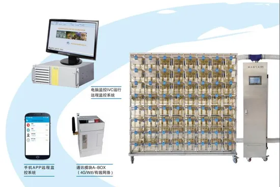 Individually Ventilated Cages Ivc Cage System Lab Animal PSU Cage for Mice Rabbit