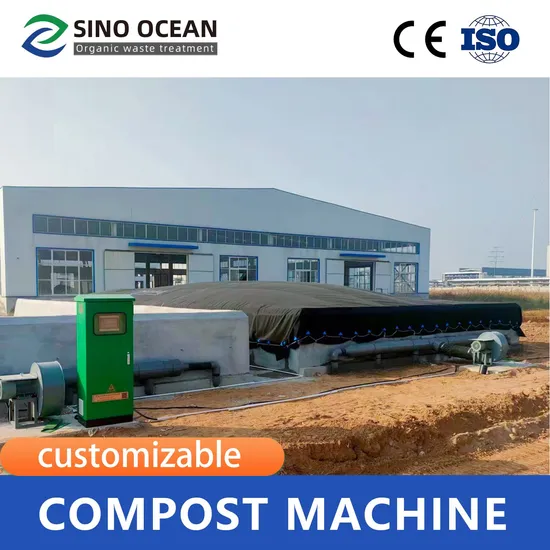 Compost Turner Machine Organic Sludge Chicken Waste Composting Machine
