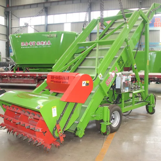 Width 1.6m*Height 6m Conveyor Chain Silage Reclaimer Loading Machine Corn Silage Loader for Dairy Farm