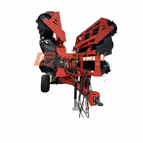 Pull Hitch Three Point Combined Tillage Machine Power Disc Harrow Tiller Round Disc Power