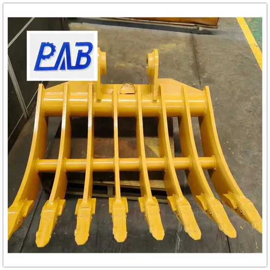 Factory Price Brand New Type Rake for 4-6ton Excavator