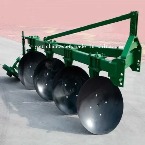 Tip Quality 1ly-430 90-130HP Tractor Mounted 1.2 Working Width 710X8 Discs Heavy Duty Disc Plough with Ce Certificate