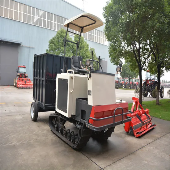 New Design FM World Fully Automatic High Speed Crawler Rotary Tiller