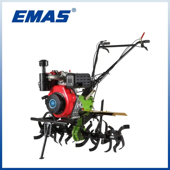 186f 12HP Diesel Engine Mini Power Tiller 4 Stroke Diesel Rotary Cultivator