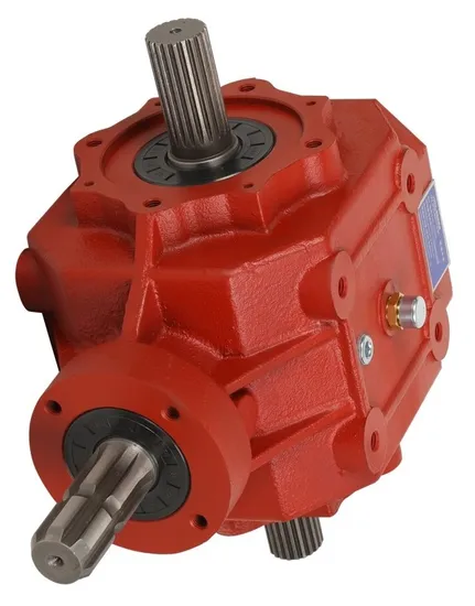 Agricultural Gearbox Rotary Rake Beater Flail Machine Factory OEM/ODM Klf190-R3 Two Output Shaft Tiller Gear Box