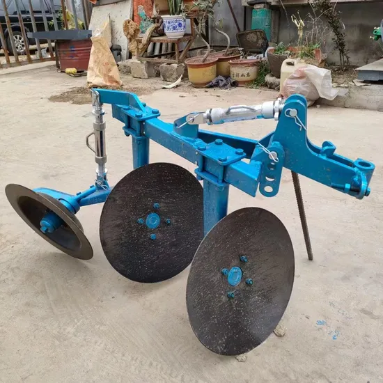 Agriculture Machinery Equipment Reversible Disc Plough for Walking Tractor Tiller Rotary Furrow Ridger