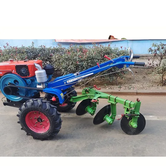 Agricultural Disc Plough Match 12HP 2 Wheel Walking Tractor