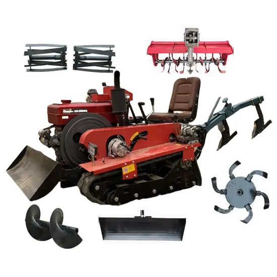 35HP Tractor Self Propelled Multi Functional Mini Cultivator Hand Mini Power Tiller with Back Rotary Tiller