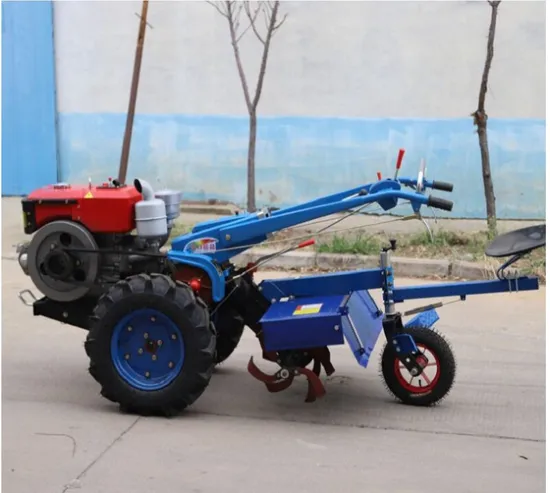 Agricultural Walking Tractor Rotary Tiller Paddy Ploughing Plows