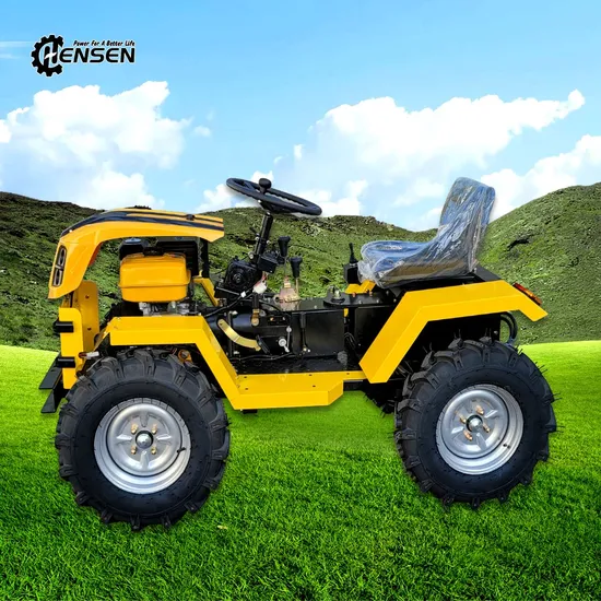 Four Wheel Drive Gasoline Orchard Tractor Small Agricultural Tractor 4X4 Mini Farm Tractor with CE