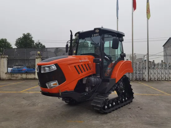 J1002 Crawler Tractor Self-Propelled Triangular Tractor with Rubber Tracks