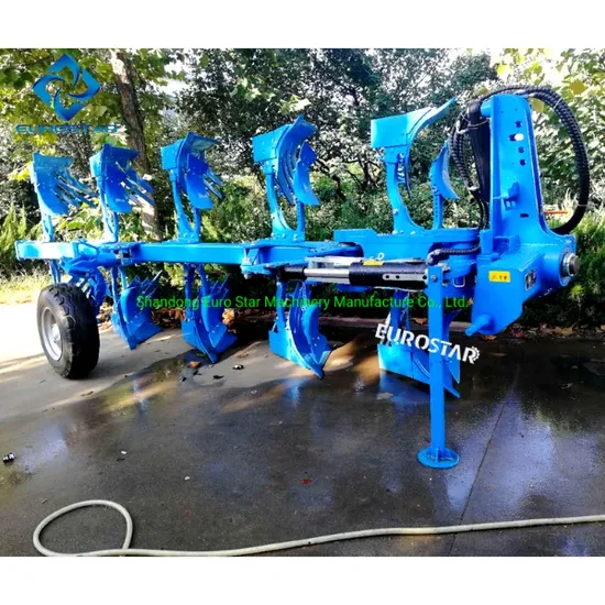 Working Width 1.8m 1lf-445 Hydraulic Flip Plow for 150-180HP Tractor Disc Plough Filed Farm Heavy Duty Paddy Grill Agricultural Machinery Rotary Plow