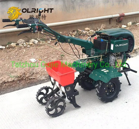 10HP D186f Diesel Rotary Cultivator Micro-Cultivator Min Tiller with Electric Start