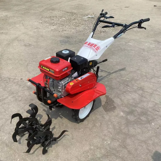 Strawberry Farm Gasoline Rotary Tiller Front Four-Wheel Micro-Cultivator