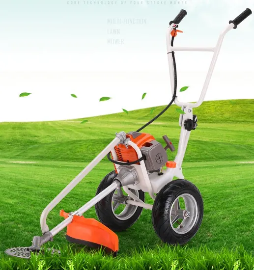 Hot Sale China 4-Stroke Gasoline Engine Automatic Lawn Mower for Grass Cutting