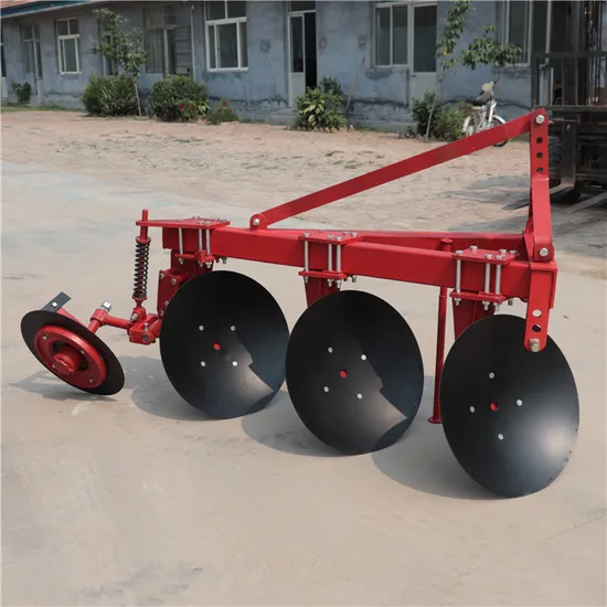Agriculture Frame 3-Point Mounted Heavy Duty Tube Disk Plough for Cultivator